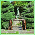 Outdoor Copper Lion Sculpture For Garden Decoration CLBSN-C028A